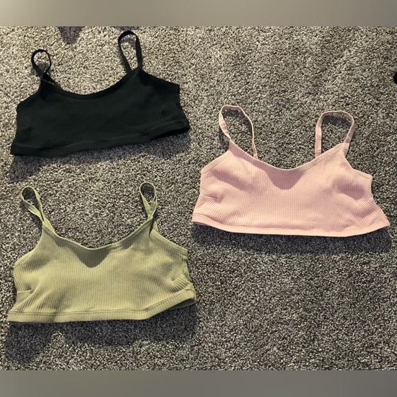 SHEIN Other - BUNDLE!! three pack of lightweight non-padded bras!! Size large!!💕💕